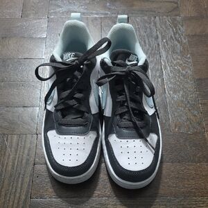 Nike Court Borough Low Recraft Gs Anthracite Glacier Blue- Used